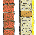 External sound envelope (brick veneer)