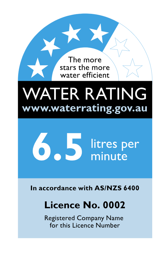 Water efficiency label